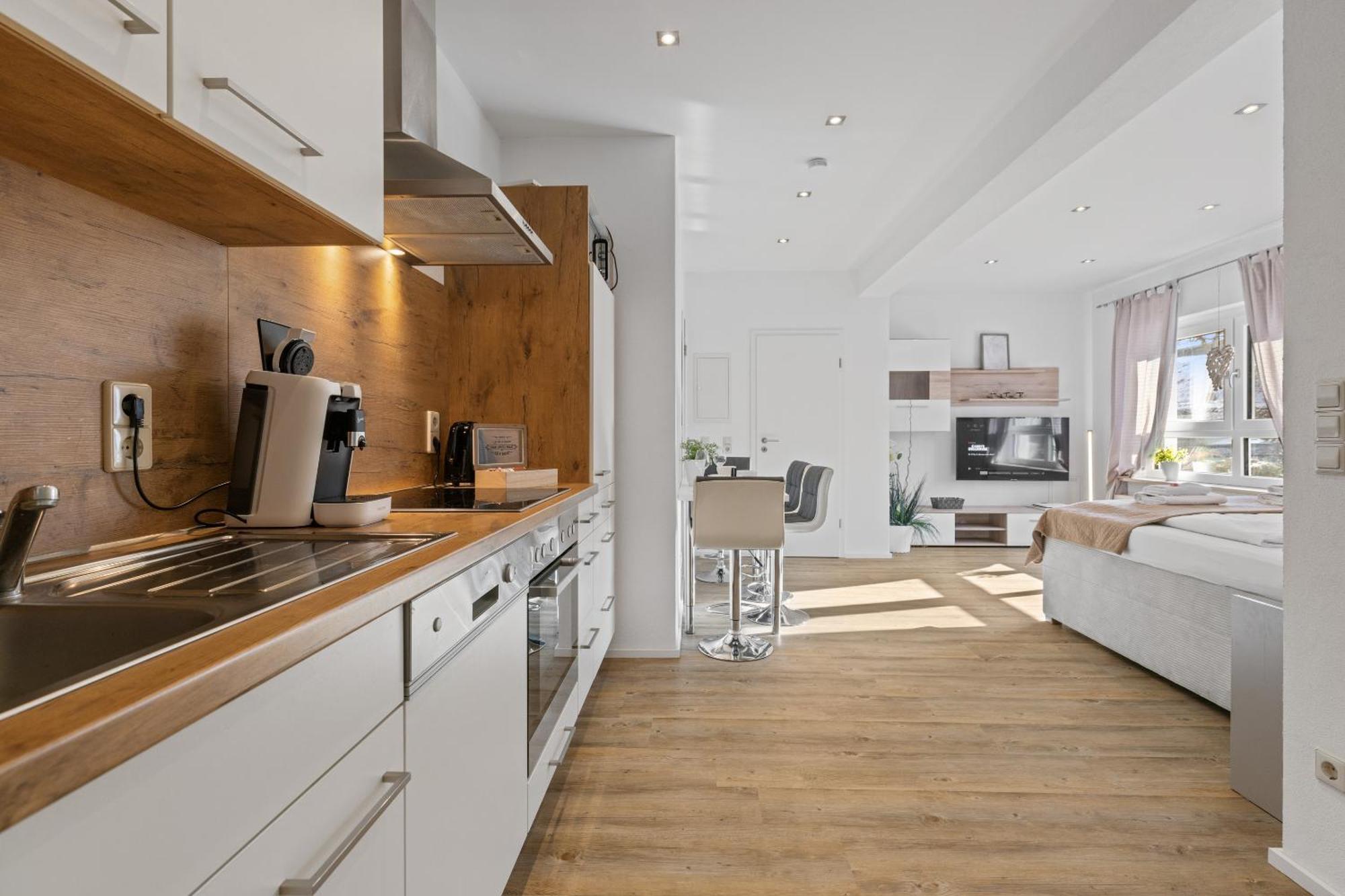 Goldcream Suites - Modern - Netflix - Free Parking Günzburg Zewnętrze zdjęcie